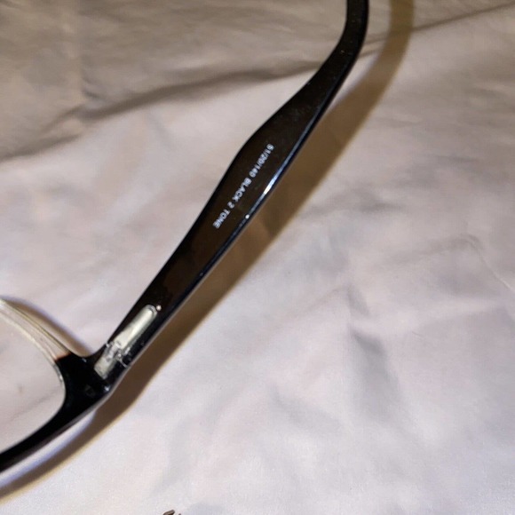 Ernest Hemingway 4606 51-20-140 2 Tone Eyeglass Frames Wayfarer Black Clear - Picture 9 of 9